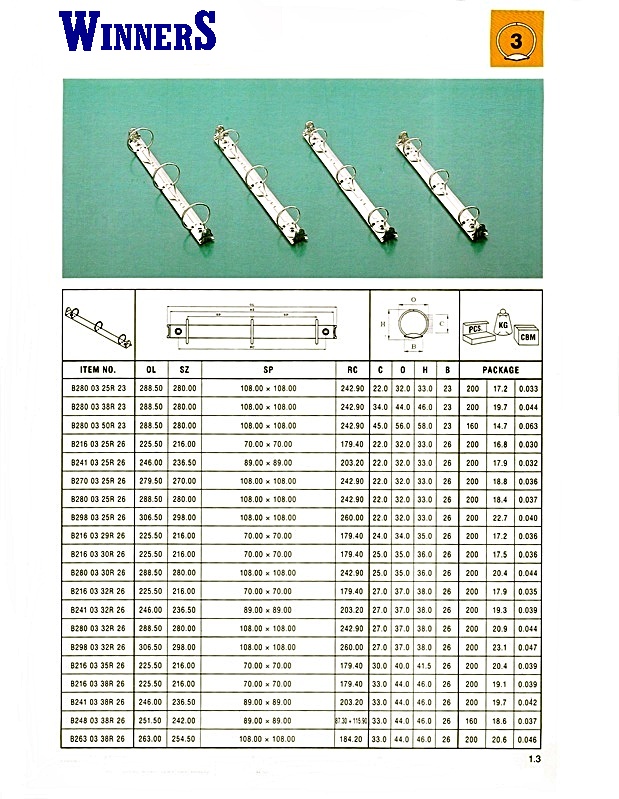 3 Ring Round Shape Booster Mechanism