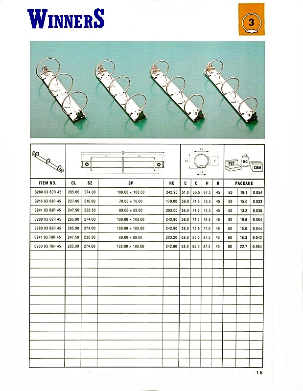 3 Ring Round Shape Booster Mechanism