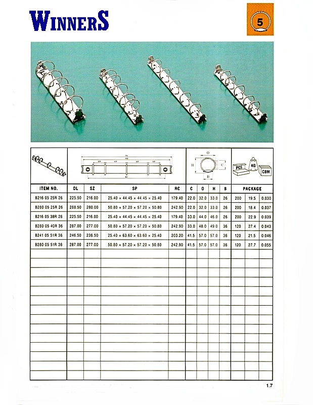 5 Ring Round Shape Booster Mechanism